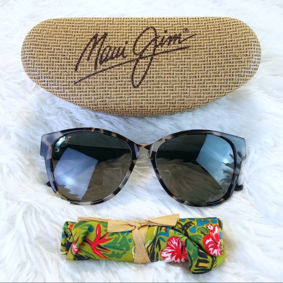 Maui Jim Sunglasses Summer Time GS732-05T White Tokyo Neutral Grey Polarized